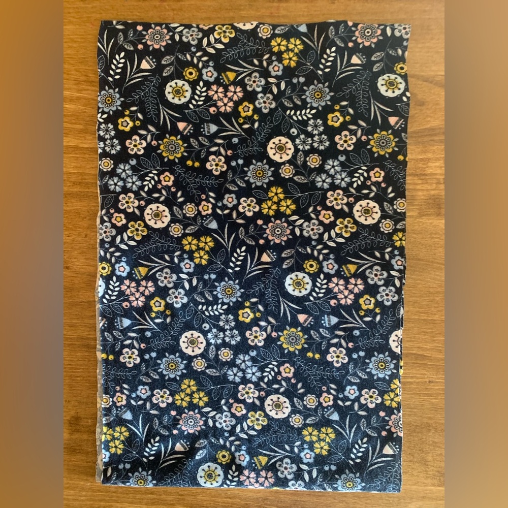 Hobby lobby stretch fabric. Enough to make infinity scarf.